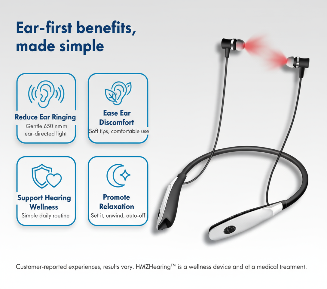 HMZHearing™ — Red Light Therapy For Hearing Restoration