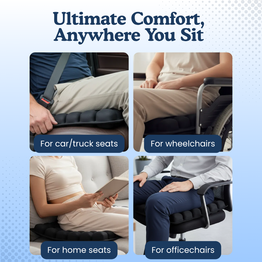 AirSeat™ Dynamic Air-Cell Cushion for Tailbone Pain Relief