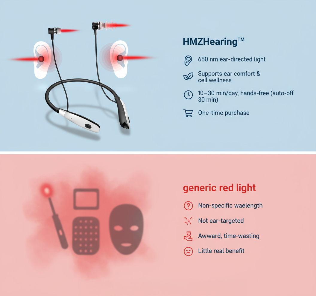 HMZHearing™ — Red Light Therapy For Hearing Restoration