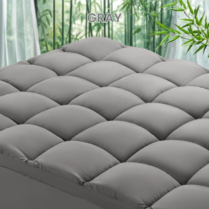 CloudMattress™ Bamboo Cooling Mattress Topper for Back & Hip Relief