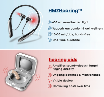 HMZHearing™ — Red Light Therapy For Hearing Restoration