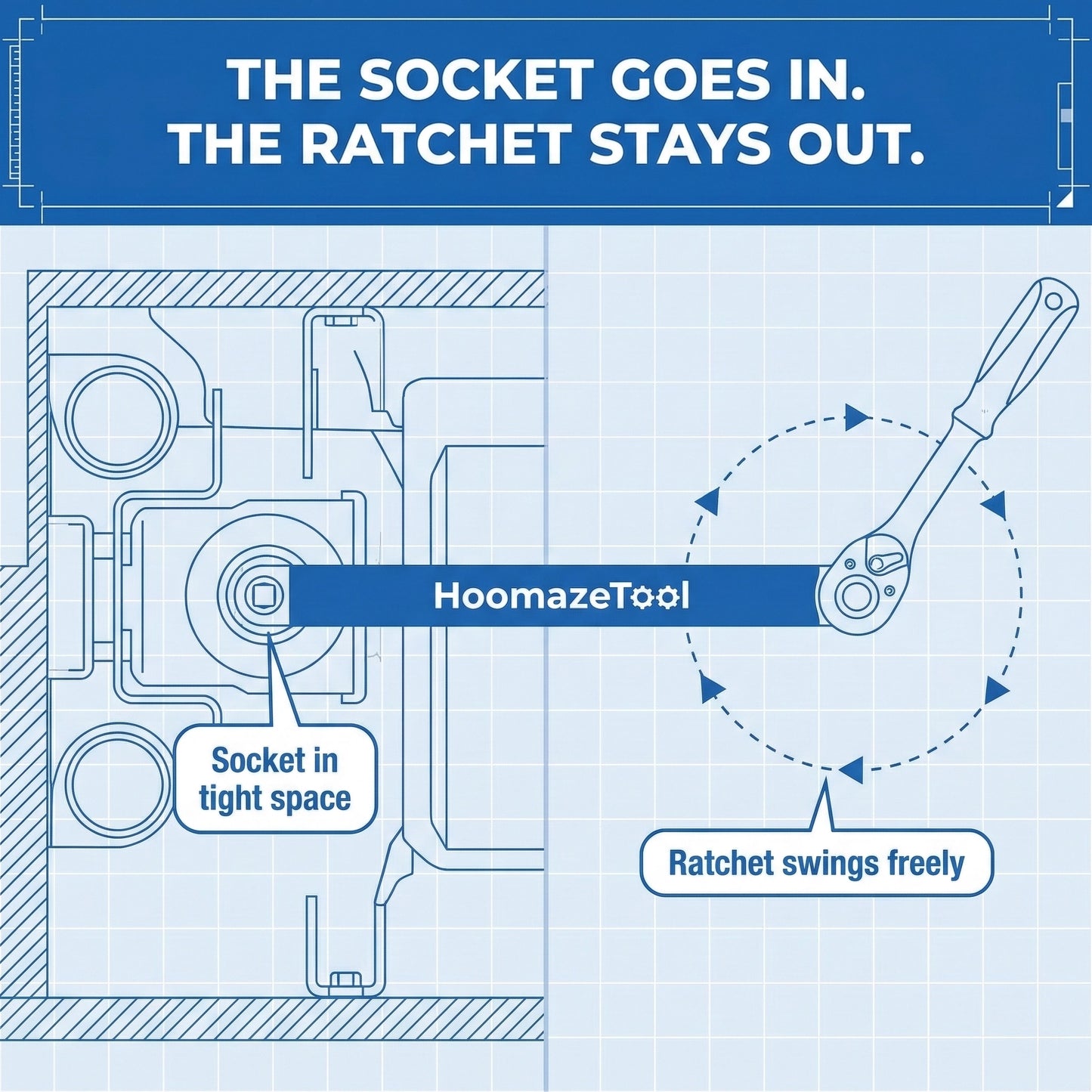 HoomazeTool™ - Offset Extension Wrench
