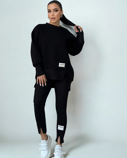 Women's Casual Sweatshirt Leggings Set