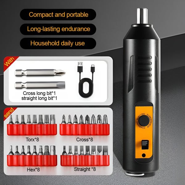 🔥Portable Home Use Electric Screwdriver Set