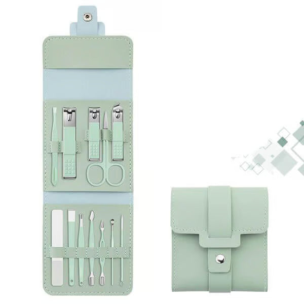 HMZ© Pro Clippers™ Portable Nail Care Kit - Essential Tools for Perfect Nails (12/16pcs)