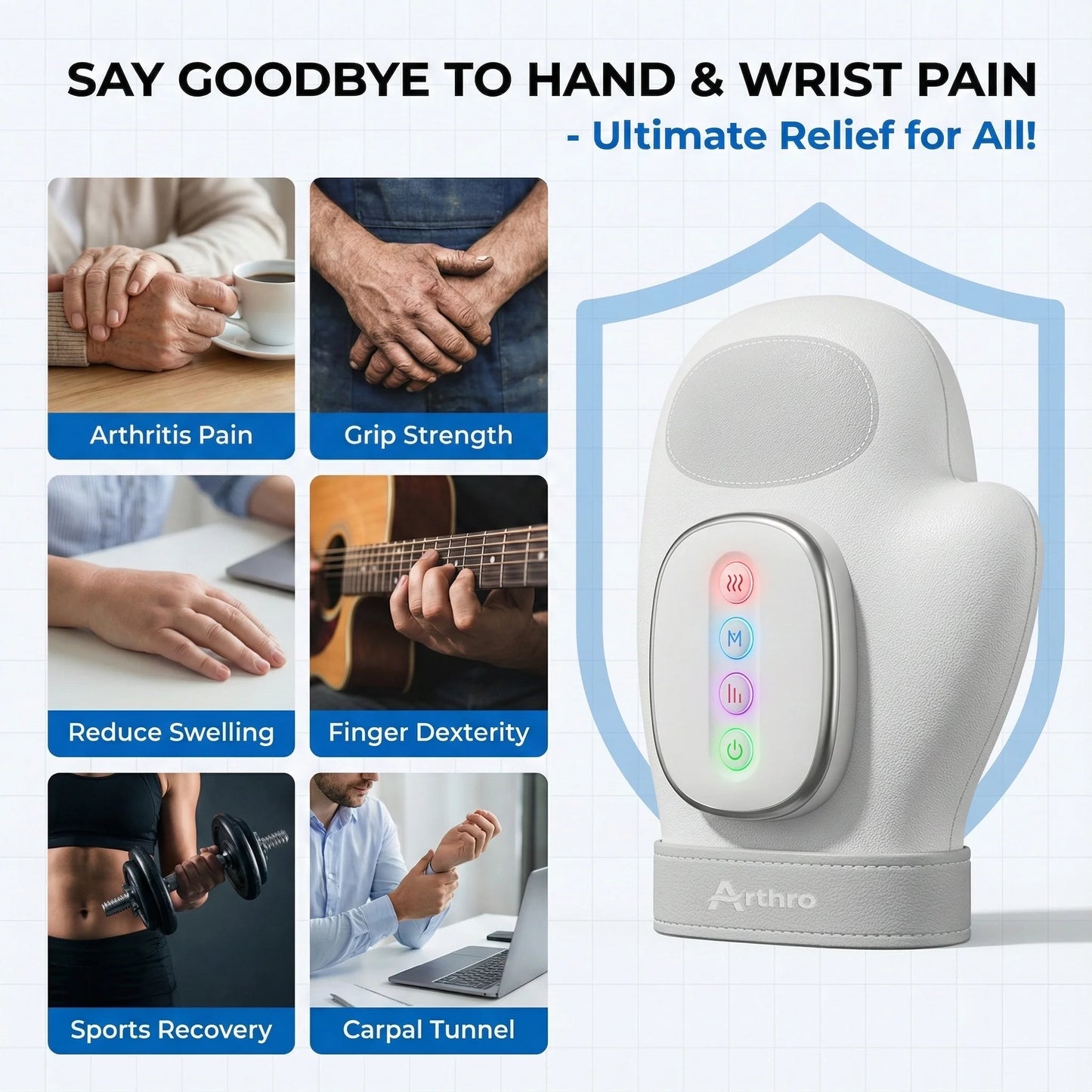 The Original Arthro™ HMZ  3-in-1 Hand Massager