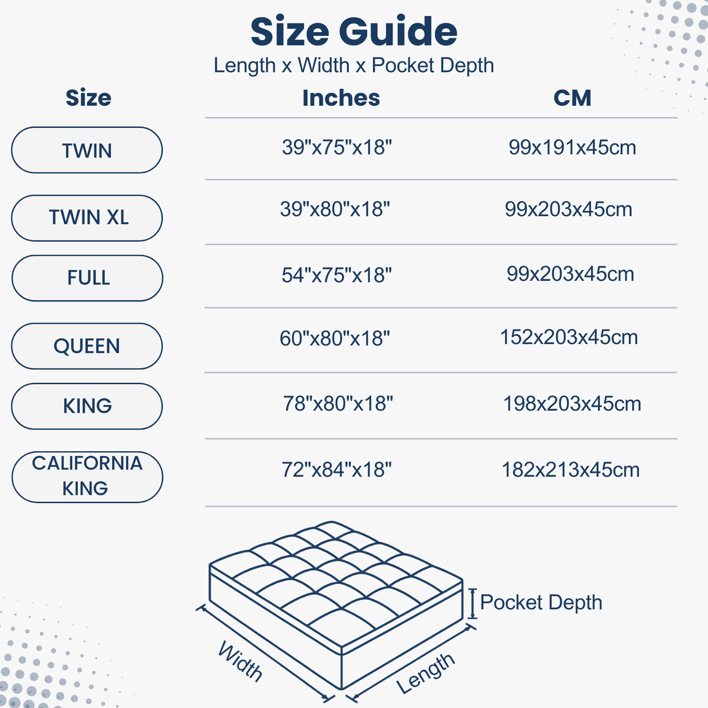 CloudMattress™ Bamboo Cooling Mattress Topper for Back & Hip Relief